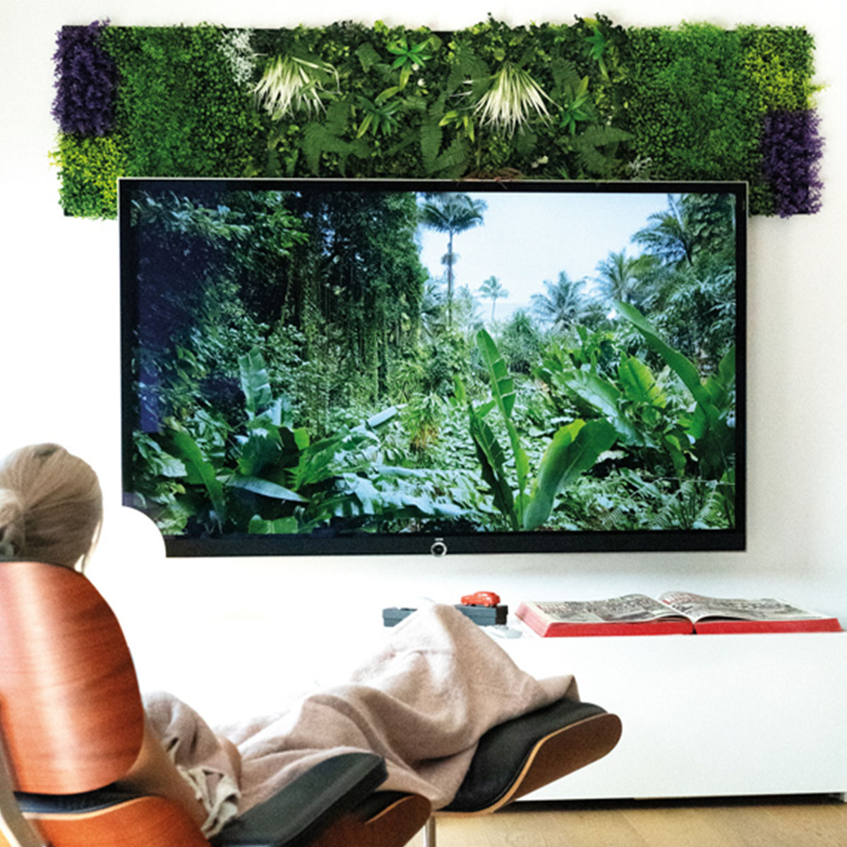 Wandpaneel Jangal Modular Wall 11117 exotic mixed flora 52 x 52 cm
