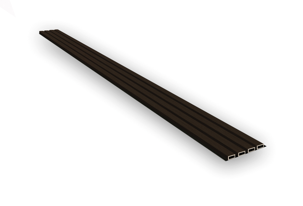 Wandpaneel 12004 Dark Brown WPC Outdoor (2350x219x26mm)