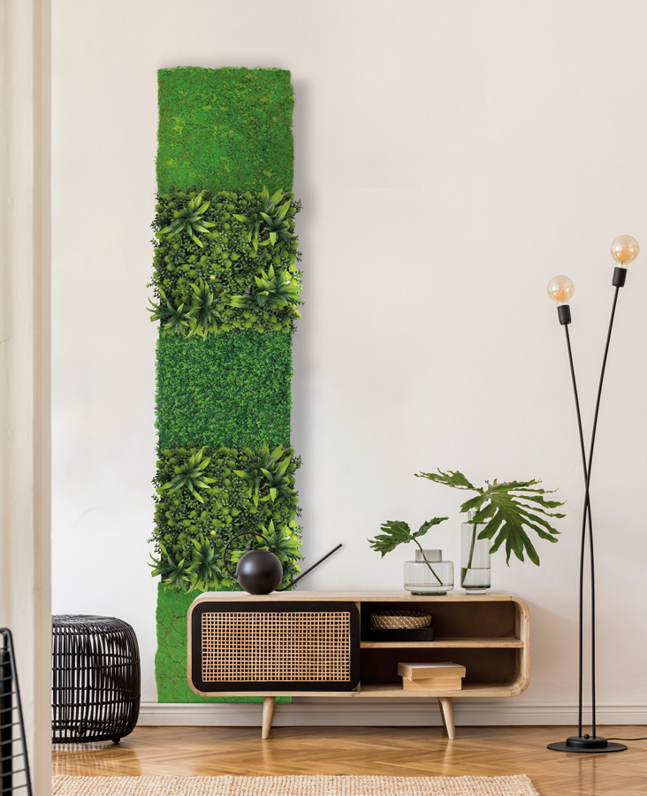Wandpaneel Jangal Modular Wall 11118 tropical mixed flora 52 x 52 cm