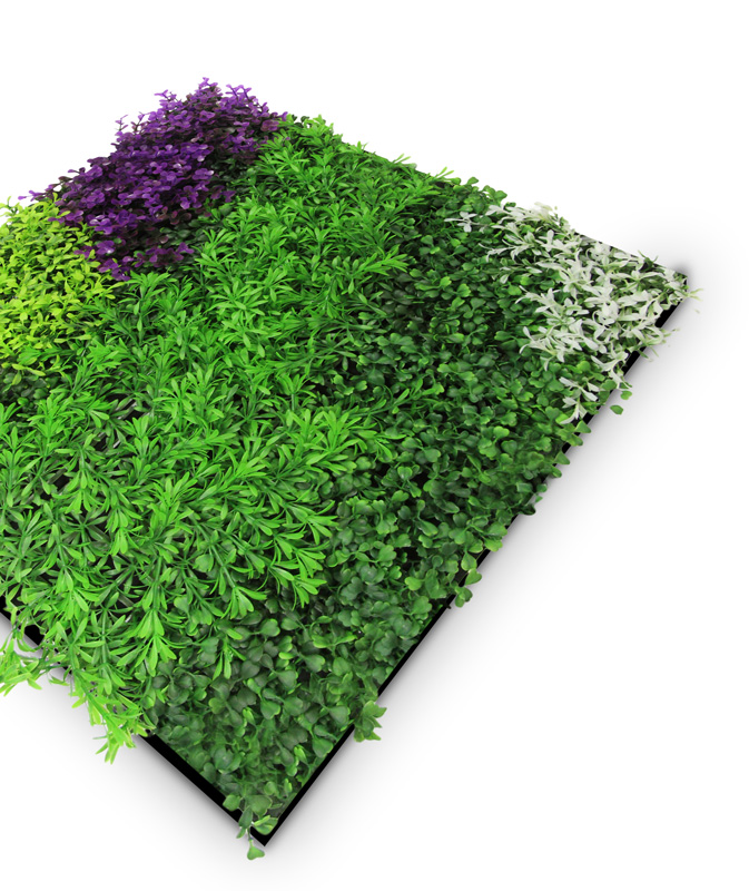 Wandpaneel Jangal Modular Wall 11116 violet mixed flora 52 x 52 cm