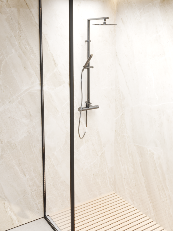 CHECK Smart Wall Tile 30006HG Sandstein Terra-Beige HG (3050x1120x8mm)