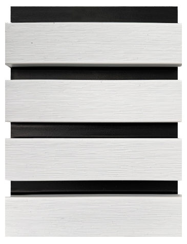 Wandpaneel 12000 White WPC Outdoor (2350x219x26mm)