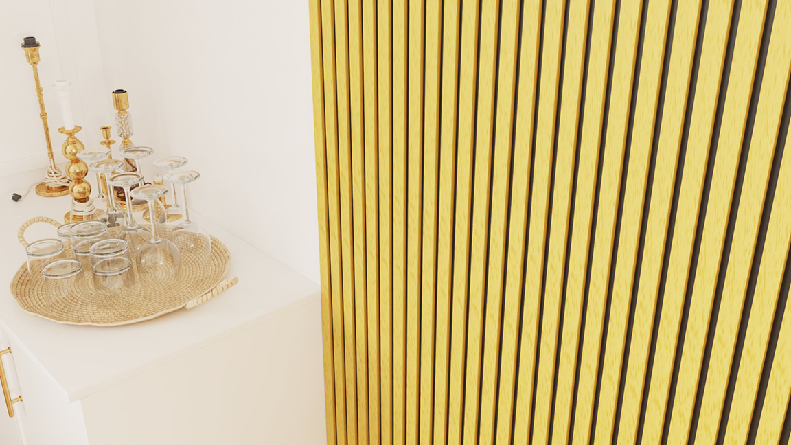 Wandpaneel 10039 Gold Full Color 2600x600x17mm